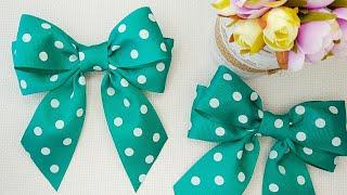 How to make boutique hair bows - Hair bow holder - How to make hair bows for girls -  - #4