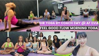 One Hour Morning Yoga Flow  Strength Balance Flexibility   Coach Emy Anytime Fitness Evia