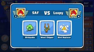 Angry Birds Friends. Star Cup Brawl SAF vs Loopy. Passage from Sergey Fetisov