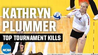 Kathryn Plummers 83 best kills in her NCAA tournament career