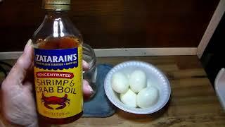 Zatarains Seafood Boil Flavored Pickled Eggs