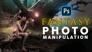 photo manipulation - Fantasy Forest Tutorial in adobe photoshop cc mac  windows