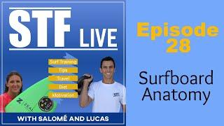 STF Live Episode 28 The Anatomy Of A Surfboard  Surf Training Factory