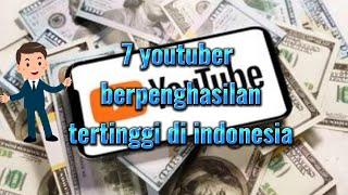 7 youtuber berpenghasilan tertinggi di indonesia