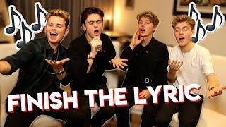 FINISH THE LYRIC CHALLENGE  ft. NEW HOPE CLUB