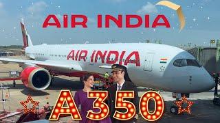 BRAND NEW AIR INDIA A350  Air India Business Class  Air India A350-900  Trip Report