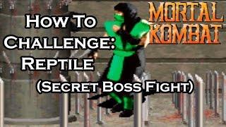 Mortal Kombat 1 - Secret Boss Fight How To Challenge Reptile