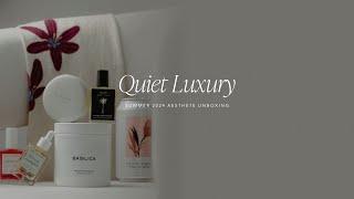 Discover Quiet Luxury  Summer 2024 Aesthete Lifestyle Box Deep Dive With Ashley  Cloth & Paper