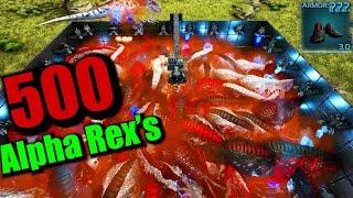 Loot From 500 ALPHA REXS Surprising Result - Ark Survival Evolved