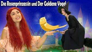 Die Rosenprinzessin und Der Goldene Vogel  Märchen für Kinder  Gute Nacht Geschichte