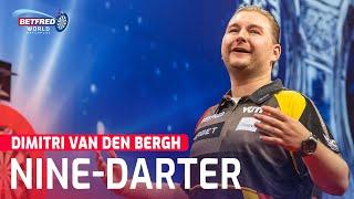 NINE-DARTER DIMITRI VAN DEN BERGH STRIKES PERFECTION AT THE WORLD MATCHPLAY