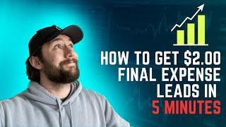 Tutorial How To Generate Final Expense Leads For $2 With Facebook Ads Launch Ads In 5 Mins