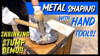 Simple Metal Shaping with a Shrinking Stump Hammers and Dolly