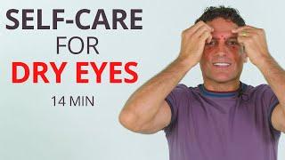 Exercises & Pressure Points for Dry Itchy Eyes - Irritated red blurry and tired eyes.