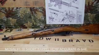 MOSIN 9130 SHORT BARREL RIFLE HOW ACCURATE IS SHE