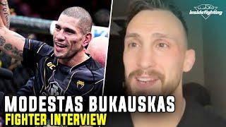 Modestas Bukauskas says Alex Pereiras rise has been inspirational talks training with Tom Aspinall