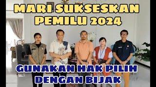 Rapat koordinasi Bupati Belu bersama KPU Belu untuk memastikan Pemilu 2024 berjalan baik dan lancar