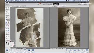 How to restore old photographs in Photoshop Elements