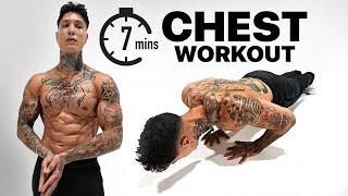 7 MIN HOME CHEST WORKOUT  FOLLOW ALONG