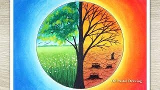 How to draw Save Tree Save Earth Save Nature drawing easy Poster drawing