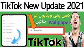 TikTok New Update 2021 How to Set Tiktok Video as Wallpaper TikTok Wallpaper Tiktok Video wallpaper