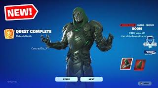 When and How to get Doctor Doom Skin and His Cosmetics in Fortnite Doctor Doom Quests