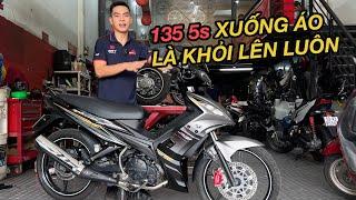 Exciter 135 5s xuống áo 2010 kiểu như AnLA thì chắc khỏi lên lại luôn nha