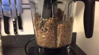 How to make raw almond butter with coconut oil in Vitamix blender