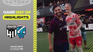 Gibts den ersten Dreier?  Hollywood Utd vs. VfR Zimbos  Highlights Baller League  Gameday 4