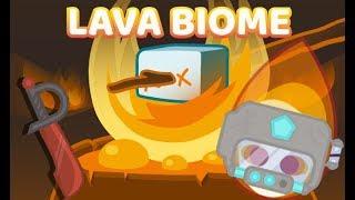 NEW UPDATE STARVE.IO REIDITE SWORD Lava Biome LAVA MONSTERS and DIAMOND PROTECTION added