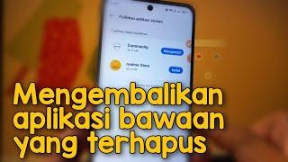 Cara Mengembalikan Aplikasi Bawaan Yang Terhapus di HP Realme C55 Realme UI 4.0 Terbaru