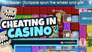 CHEATING IN CASINO HUGE PROFIT MADE   TYPING IN GROWTOPIA CASINOS 