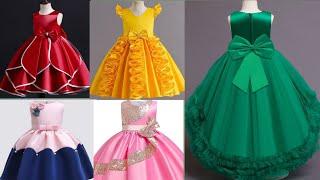 Cute and stylishbaby girls frocks 2024 collectionprincess design