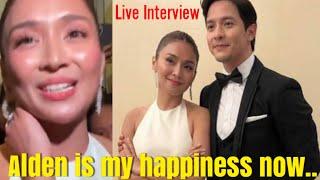 Kathryn Bernardo Live Interview SINAGOT ang tungkol sakanila ni Alden Richards