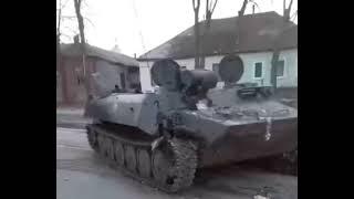 Captured Russian Shturm-S ATGM carrier and MT LBu variant in Konotop Ukraine