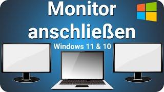 2 Monitore an Laptop anschließen Bildschirm mit Notebook verbinden