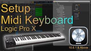 Midi Keyboard Setup in Logic Pro X