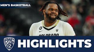 Colorado vs. Utah  2024 Pac-12 Mens Basketball Tournament Highlights