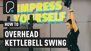 How To Do An Overhead Kettlebell Swing American Kettlebell Swing