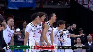 SDSU MENS HOOPS #24 AZTECS 69 UAB 65 - MARCH MADNESS ROUND 1