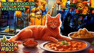 Indian Food Paneer Tikka and best Pizza in Vrindavan India  New Restaurants opposite Prem Mandir