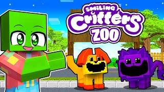 I Built a Secret SMILING CRITTERS Zoo in Minecraft