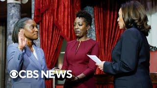 Laphonza Butler sworn in to replace late Dianne Feinstein in Senate  full video