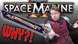 Are Warhammer 40k Space Marine CHAINSWORDS even swords??