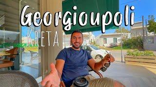 Crete Greece Georgioupoli Chania walking tour 4K Kreta