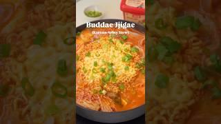 Buddae Jjigae or Korean Army Stew is the ultimate one-pot comfort meal with rich savory sauce.