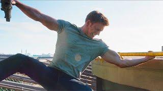 Captain America Stops Helicopter - Captain America Civil War 2016 Movie Clip HD