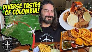 COLOMBIAN FOOD REGION BY REGION Melgar Bogota Leticia