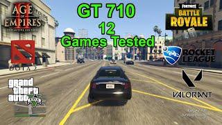 GT 710 2GB in 2022  12 Games tested