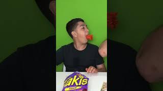 Takis Vs Hot Cheetos Challenge WHO CAN EAT THE MOST TAKIS IN ONE BITE?